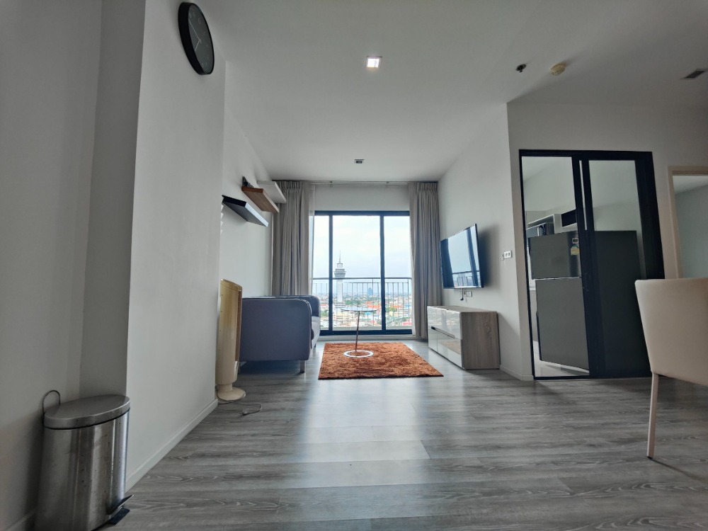 For RentCondoSamut Prakan,Samrong : Condo for rent, Knightsbridge Sky River Ocean, 23rd floor, 2 bedrooms, 2 bathrooms, size 63.75 sq m.