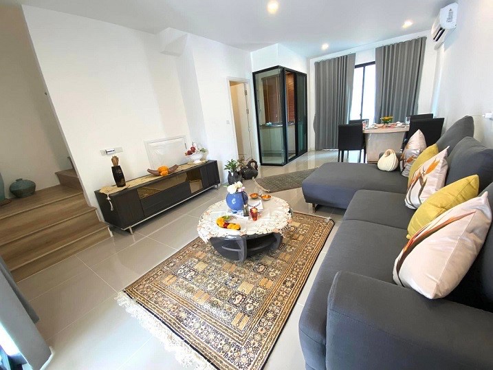 For RentTownhousePattanakan, Srinakarin : 🔥🔥Urgent for rent ‼️Ready to move in (3 bedrooms, 20.20 sq m.) Patio Srinakarin-Rama 9 🟠PN2402-063