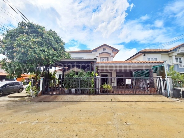 ขายบ้านปทุมธานี รังสิต ธรรมศาสตร์ : บ้านเดี่ยว พฤกษา วิลเลจ ลำลูกกา - คลอง 6 หลังมุม
