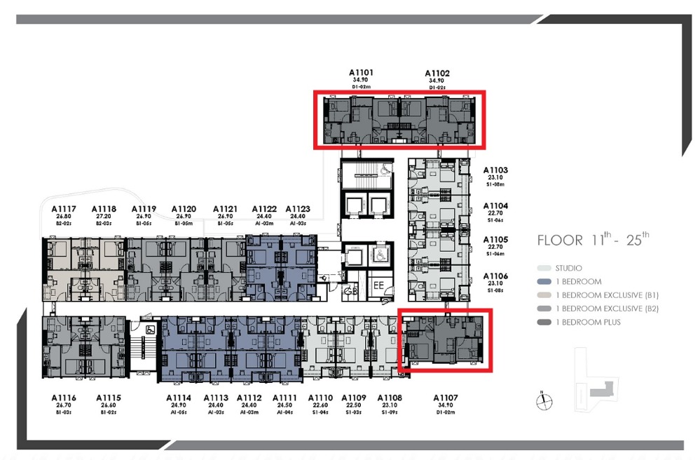 ขายดาวน์คอนโดปทุมธานี รังสิต ธรรมศาสตร์ : Modiz Avantgarde 1-bed plus 34.9 ตร.ม. ชั้นกำลังสวย ไม่บลอควิว และราคาไม่สูงจนเกินไป