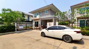 For SaleHousePathum Thani,Rangsit, Thammasat : House for sale behind the edge of Supalai University, Garden Ville, Rangsit, Khlong 2, area 60.10 square wah, 4 bedrooms, Rangsit-Nakhon Nayok Road, Thanyaburi District, Pathum Thani Province