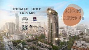 For SaleCondoSilom, Saladaeng, Bangrak : Condo for sale, Romm Convent, price 14.3 million baht, 1Bed, ask for more information or make an appointment to see the room 📞0959415999