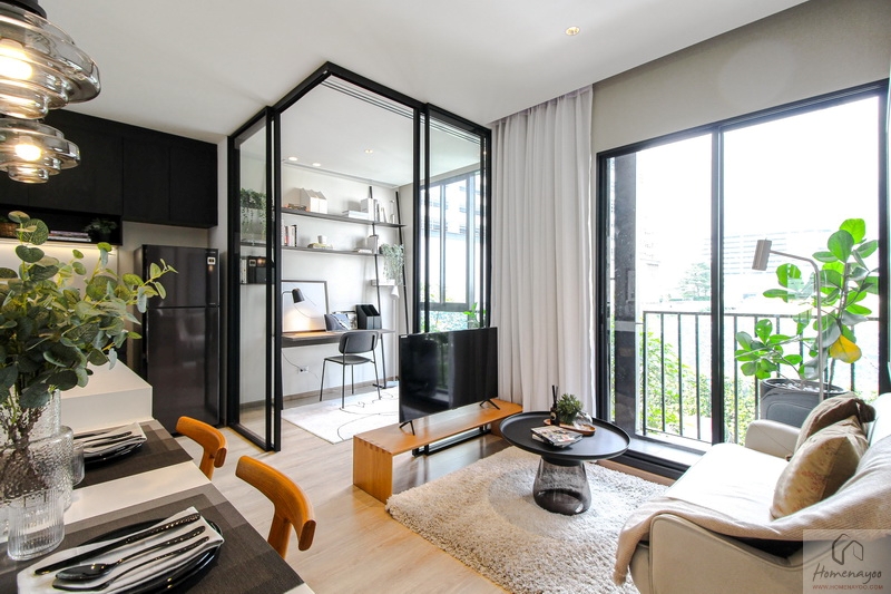 ขายคอนโดพระราม 9 เพชรบุรีตัดใหม่ RCA : ขาย 1 Bedroom Plus !!! 35 m2 วิวสวน 195 คอนโด โนเบิล นิว ดิสทริค อาร์ 9