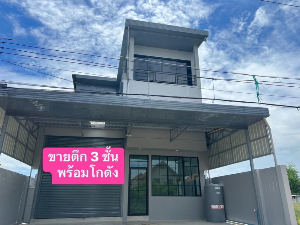 For SaleOfficePathum Thani,Rangsit, Thammasat : Office for sale with warehouse, size 62 sq m, newly built, Khlong 4, Lat Sawai, Lam Luk Ka.
