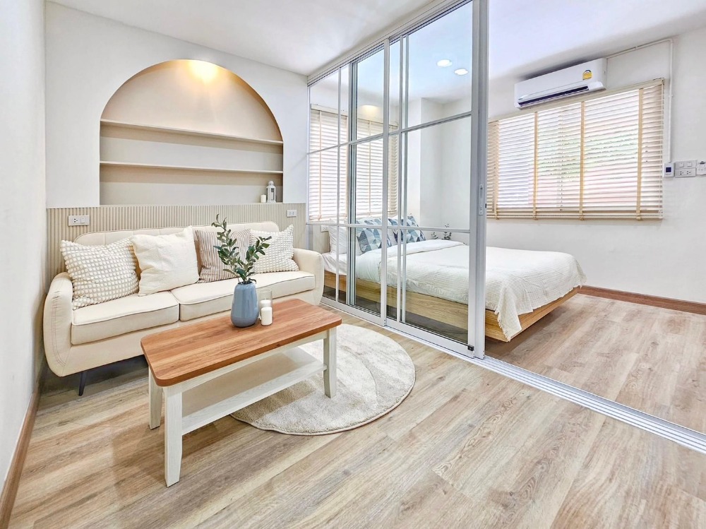 For SaleCondoLadprao, Central Ladprao : Ratchada Prestige Condo, Ladprao 48, room size 31 sq m, fully furnished, ready to move in