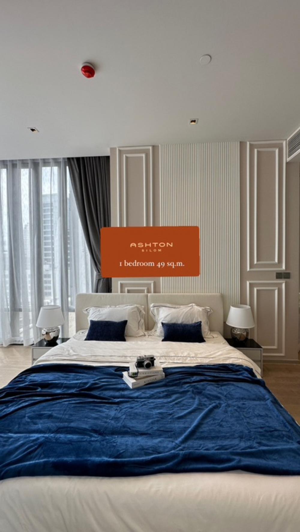 For SaleCondoSilom, Saladaeng, Bangrak : Urgent sale of a first-hand room from the Ashton Silom project with beautiful decoration, make an appointment call 0859455666 (First)