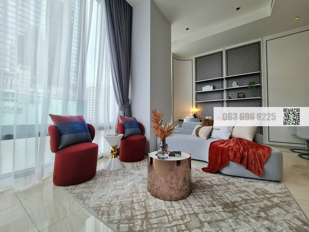For SaleCondoSilom, Saladaeng, Bangrak : Ashton Silom🔥BEST DEAL!!🔥2 bedrooms, the largest room in the project, only 19.79 million!!!! Fully furnished (Mahanakhon building view)