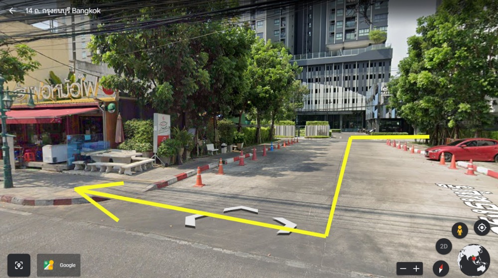 For SaleLandWongwianyai, Charoennakor : Land for sale, Soi Krung Thon Buri 1 (the entrance of this alley is Wong Wian Yai Station), can be accessed from Charoen Nakhon 14 or Charoen Rat Road.