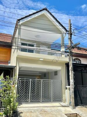 For SaleTownhouseNonthaburi, Bang Yai, Bangbuathong : Bua Thong Village 2 Next to the Purple Line BTS station, only 1 stop from Central Westgate, Bang Bua Thong, Nonthaburi