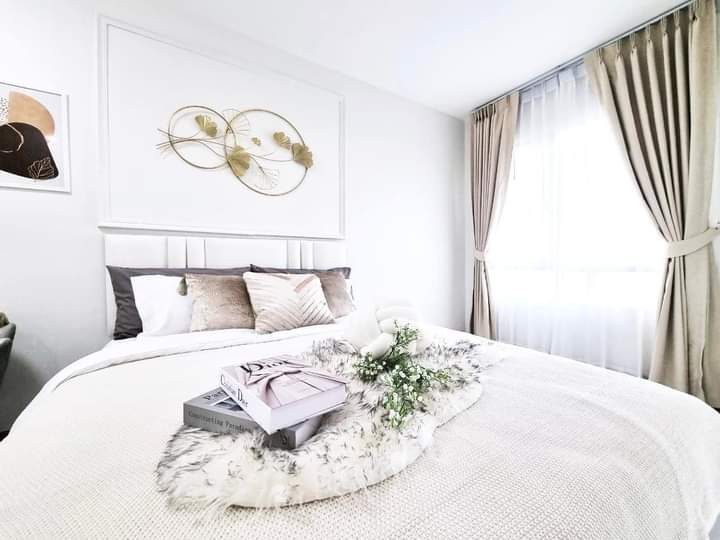 For SaleCondoLadkrabang, Suwannaphum Airport : Near Suvarnabhumi Airport, installments only 5,xxx, Condo Iris Avenue On Nut, Lat Krabang, only 1.19 million.
