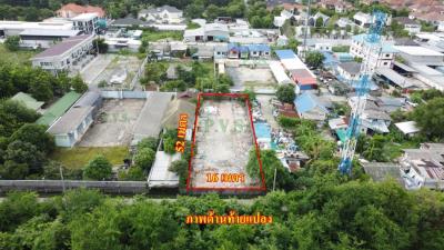 For SaleLandLadkrabang, Suwannaphum Airport : land, Sukhaphiban 2, Soi 5, Prawet District, Bangkok, 208 square wah, land filled, next to a public road. both front and back