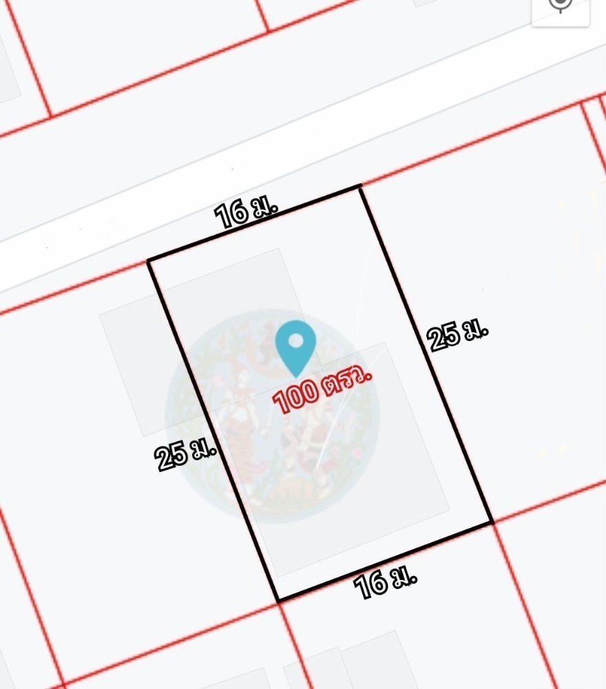 For SaleLandPattanakan, Srinakarin : Land for sale in Pattanakarn, size 100 square wa. The location and environment are very good, shady, safe, convenient to travel.