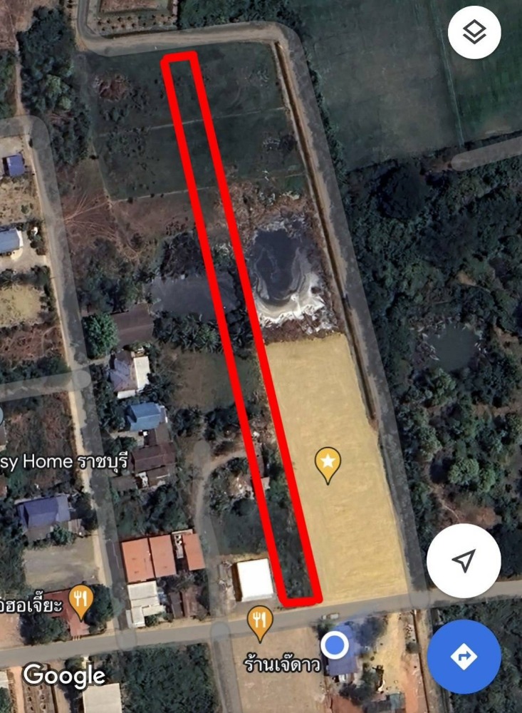 For SaleLandRatchaburi : Land 1 rai 3 ngan, Ratchaburi city, 1.5 million per rai, title deed ready to transfer, negotiable.