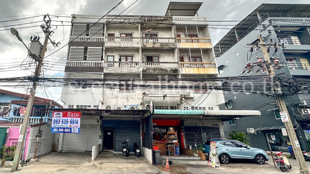 For SaleShophouseVipawadee, Don Mueang, Lak Si : Commercial building on Chang Akat Uthit Road, Don Mueang