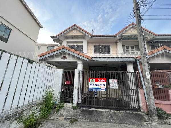 For SaleTownhouseNonthaburi, Bang Yai, Bangbuathong : Townhouse, Piamsuk village, Ngamwongwan, 23 behind the edge