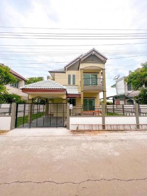 For SaleHousePathum Thani,Rangsit, Thammasat : Two-storey detached house for sale Khlong 5 Rangsit Road, Nakhon Nayok, Pathum Thani
