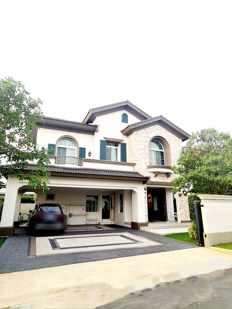 For RentHouseKasetsart, Ratchayothin : House for rent, Nantawan, Ramintra - Phaholyothin 50, fully furnished, ready to move in.
