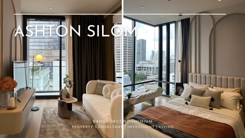 For SaleCondoSilom, Saladaeng, Bangrak : SHOCK PRICE!!! | ASHTON Silom | 1 Bedroom Fully Furnished