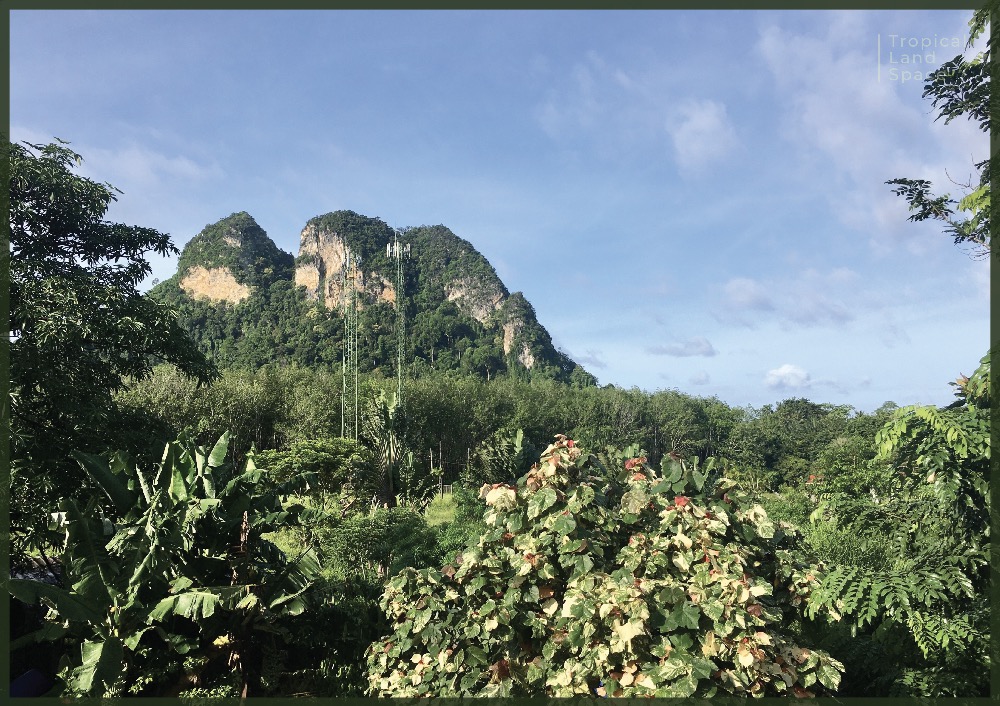 For SaleLandKrabi : Land for sale in prime location, 3 rai 18 sq m., tourist attraction, beautiful view, surrounding mountains, near the sea, Ao Nang Subdistrict, Krabi Province