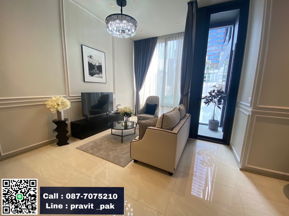 For SaleCondoSilom, Saladaeng, Bangrak : Urgent sale, Ashton Silom, 2 bedrooms, 2 bathrooms, fully furnished, special price, room directly from the project You can just drag your luggage in...!!!!