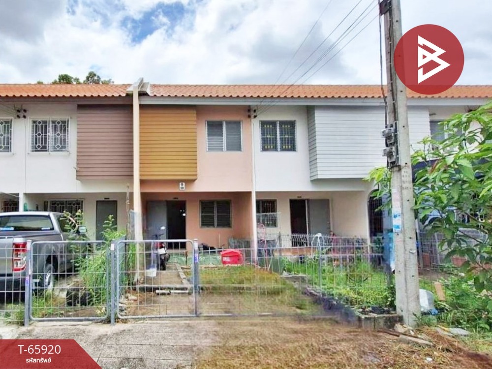 For SaleTownhousePathum Thani,Rangsit, Thammasat : Townhouse for sale Eua Athon Rangsit Village, Khlong 9, Pathum Thani, ready to move in