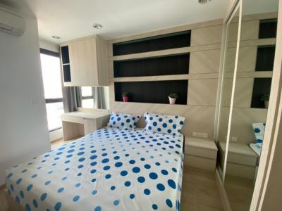 For RentCondoRatchathewi,Phayathai : Condo for rent, 2 bedrooms, Ideo Q Ratchathewi, 60 sq m. City View, beautiful decoration, near BTS