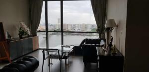 For SaleCondoBang Sue, Wong Sawang, Tao Pun : Luxury riverfront condo for sale, 2 bedrooms, 98 square meters, 333 riverside 🔥 new room, never been in 🔥