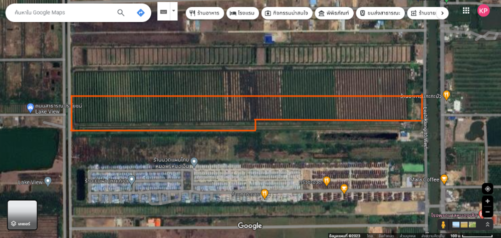 For SaleLandPathum Thani,Rangsit, Thammasat : Land for sale, 59 rai, Khlong Sip, Nong Suea, Rangsit-Nakhon Nayok, next to the road on 2 sides, close to the community, suitable for a village.