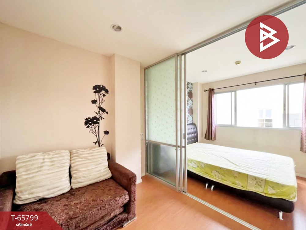 For SaleCondoSeri Thai, Ramkhamhaeng Nida : Condo for sale, corner room, Lumpini Condo Town Nida-Serithai 2, Bangkok