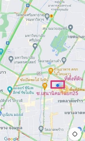 For SaleLandKasetsart, Ratchayothin : Urgent sale of land Senanikom 1, size 61 sq.w., only 120 meters into the alley, suitable for building a house