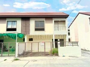 For SaleTownhouseNonthaburi, Bang Yai, Bangbuathong : Townhome, Baan Omthana, Bang Bua Thong - Sai Noi behind the corner