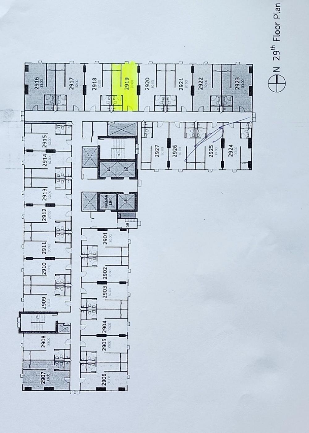 ขายดาวน์คอนโดปทุมธานี รังสิต ธรรมศาสตร์ : ✅️ ขายดาวน์ Terra Residence ตำแหน่ง 2919 ชั้น 29 ตำแหน่ง 19 ทิศเหนือ วิวธรรมศาสตร์
