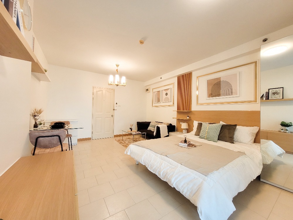 ขายคอนโดรัตนาธิเบศร์ สนามบินน้ำ พระนั่งเกล้า : 30sqm Cozy Renovate Studio for sale at City Home Rattanatibet