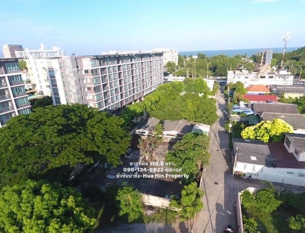 For SaleLandHuahin, Prachuap Khiri Khan, Pran Buri : Land for sale, prime location in the heart of Hua Hin, economic district, area 110.8 sq m., Hua Hin Soi 110, only 700 meters from the sea.
