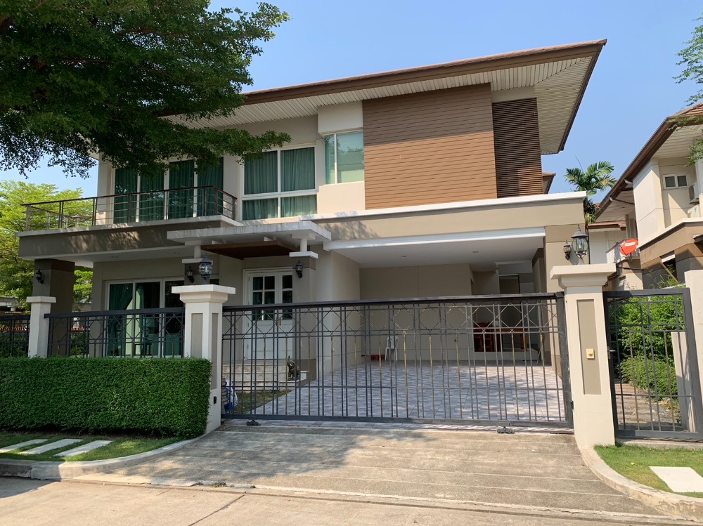 For SaleHousePhutthamonthon, Salaya : Detached house Nirvana Village, ICON Pinklao : 145 sq.wa , 480 sq.m , 3 bedrooms / 4 bathrooms