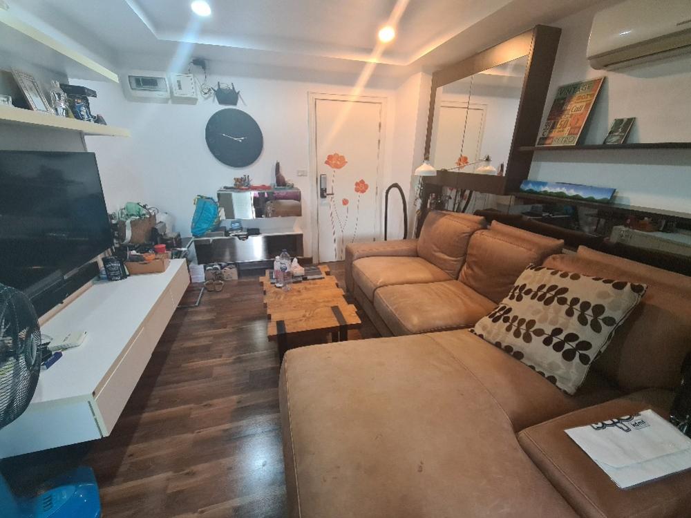 For RentCondoNawamin, Ramindra : For rent, Park Exo project, 34 sq m., next to Chocolate View, Building E, 7th floor, pool view, but can live (free internet throughout the contract period)