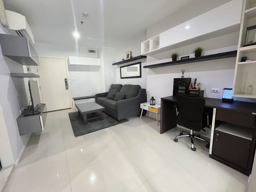 For RentCondoRama9, Petchburi, RCA : RENT !! Condo Aspire, MRT Rama 9, 2 Beds 1 Bath, Bl. A, Fl. 5, Area 50 sq.m., Rent 22,000 Baht