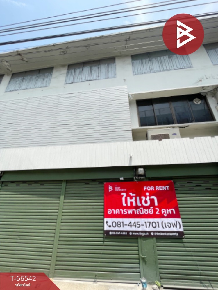 For RentShophouseBang Sue, Wong Sawang, Tao Pun : Commercial building for rent, area 26 square wah, Bang Sue, Bangkok