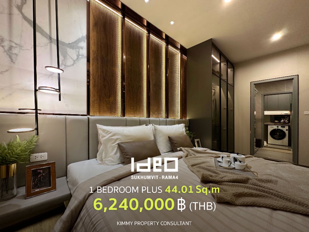 For SaleCondoOnnut, Udomsuk : Ideo Sukhumvit Rama 4 - One Bedroom Plus 44 Sqm. Room, promotion price, latest updates from the project.