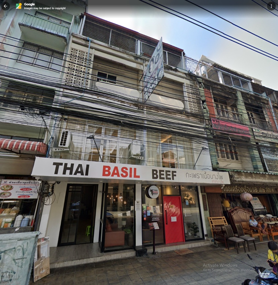 For SaleShophouseBang Sue, Wong Sawang, Tao Pun : Commercial building for sale, 2 booths, next to the main road, Pracharat Sai 2, 250 m. from MRT Tao Poon, very wide, able to trade