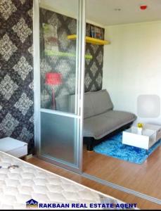 For RentCondoBangna, Bearing, Lasalle : Condo for rent, Lumpini Mega Bangna, 1 bed, 1 bath, 26 sq m, 16th floor, fully furnished. Ready to move in, convenient to travel