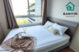 For SaleCondoSamut Prakan,Samrong : “🌟 Quality project condo, golden location, ready to move in!! Free ownership transfer fee 🌟 ” Notting Hill Sukhumvit-Praksa project Property code SCS-243-2023 Free!! Down payment Free!! Loan