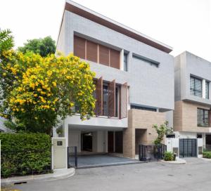 For SaleHouseRama9, Petchburi, RCA : House for Sale  Parc Priva fully furnished nice decoration (PST-EVE624)