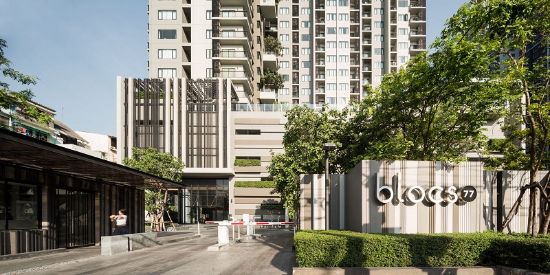 For SaleCondoOnnut, Udomsuk : Urgent sale!! The owner quickly released it to go abroad, Condo Blocks 77 BTS-On Nut, beautiful room with canal view.