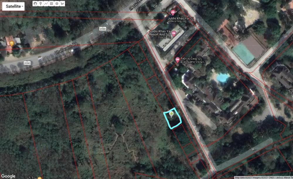 For RentLandPak Chong KhaoYai : Owner sells/rents empty land 99 sq m, Pak Chong, next to Thanarat Road.