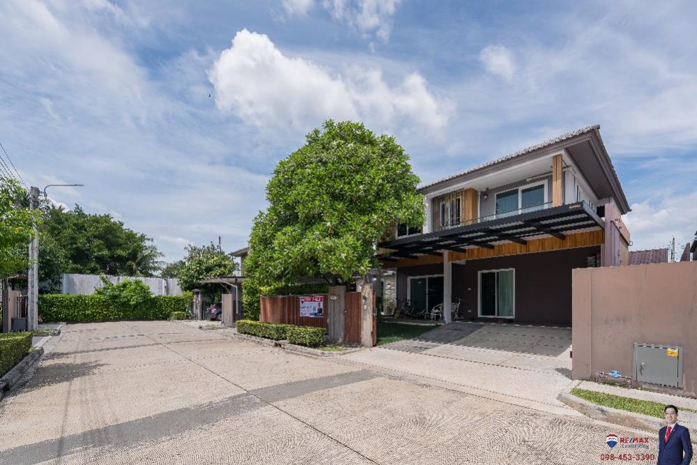 For SaleHouseThaphra, Talat Phlu, Wutthakat : (New arrival 2023🌳) Manthana detached house Kanlapaphruek-Wongwaen, 71.4 sq m, fully furnished, ready to add on piles + 1 maids room, parking for up to 4 cars, best price in the project.
