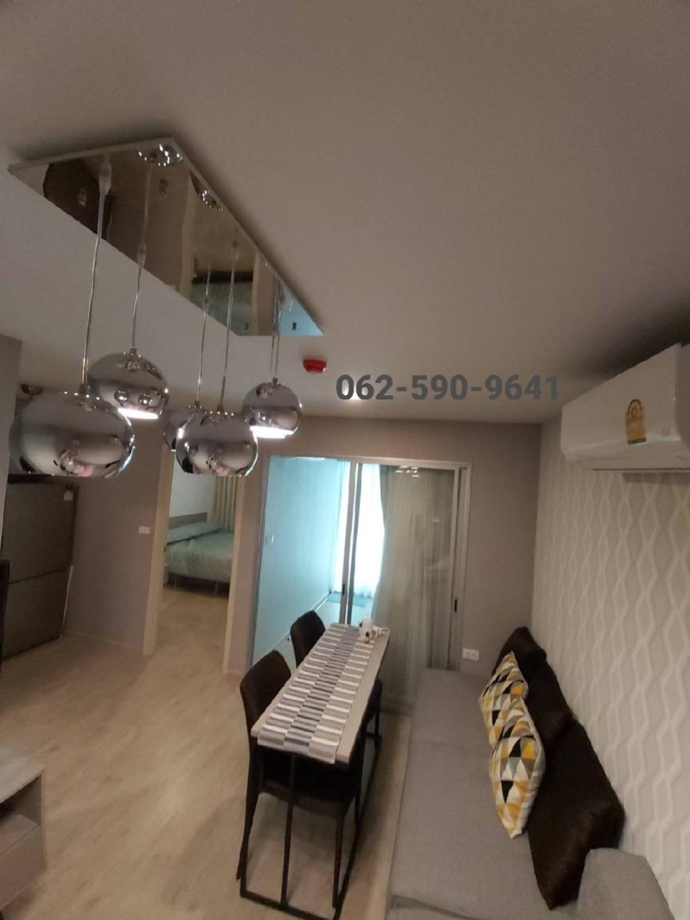 For SaleCondoKasetsart, Ratchayothin : For sale ☘Elio Del Moss ☘🔥 Pool Access room 😍 2 bedrooms, beautifully decorated, room next to the pool, super awesome.. Near BTS + Kasetsart University (For Sale) very new room..
