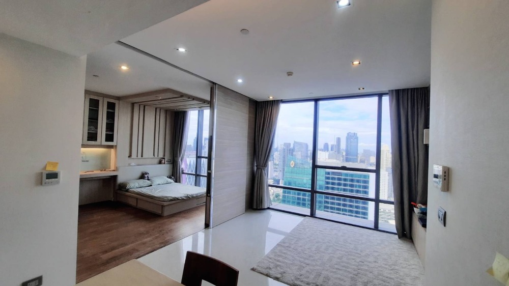 For SaleCondoSathorn, Narathiwat : Luxury condo for sale in the heart of Sathorn, The Bangkok Sathorn, 38th floor, private lift, good view