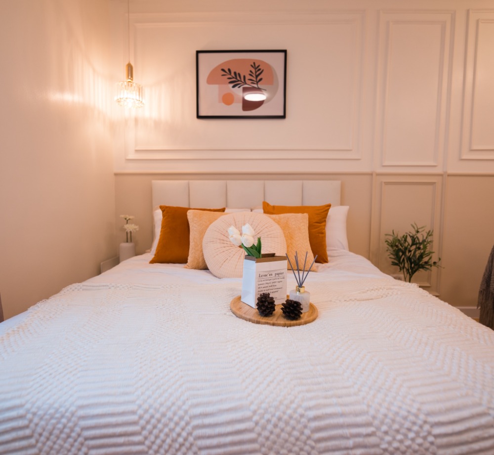 For SaleCondoLadkrabang, Suwannaphum Airport : Condo Iris Avenue Lat Krabang, decorated room, ready to move in, beautiful, best deal in the area. Near Robinson Lat Bang
