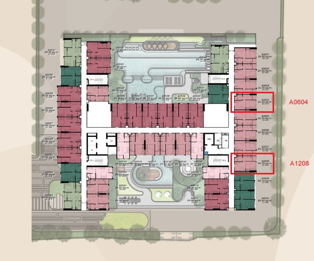 Sale DownCondoKasetsart, Ratchayothin : Modiz Vault Kaset-Sri Pathum, 1 bedroom, 24.5 sq m, south, beautiful open view